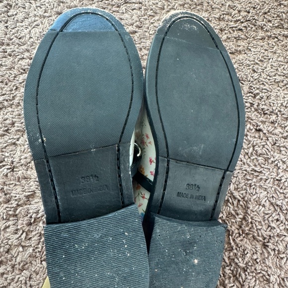 Free People Vida Floral Mule Flat Chain Slip On Size 38.5 8 - Picture 7 of 9